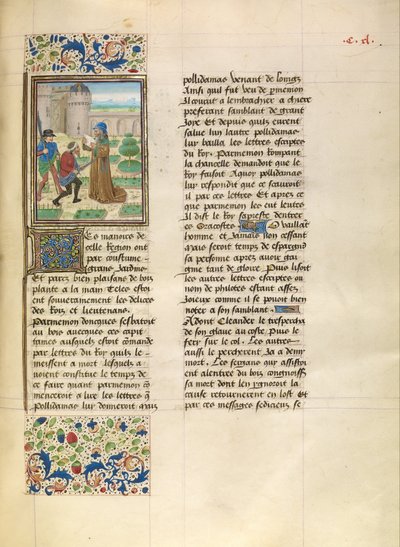 The Death of Parmenion by Master of Jardin